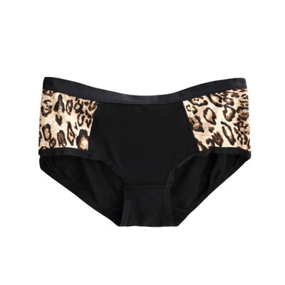 

Toponeto Women Leopard Print Sexy Seamless Briefs Low-Rise Underpants Lingerie Underwear