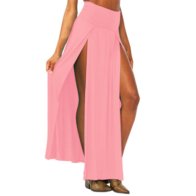 

Roseonmyhand Fashion Pure Color Womens Leggings Trousers Summer Beach Casual Pants