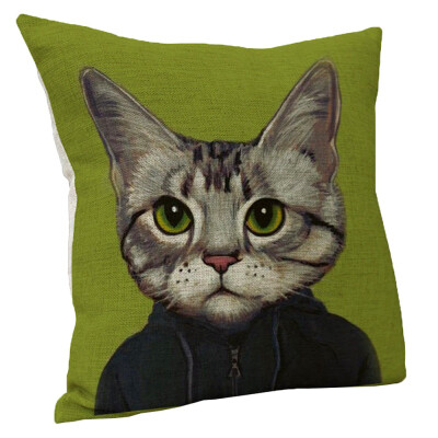 

〖Follure〗Cute Cat Sofa Bed Home Decoration Festival Pillow Case Cushion Cover