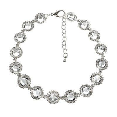 

Pet Dogs Cute Rhinestone Collar Necklace Imitation Pearl Collars Dog Cat Fancy Princess Wedding Style collar