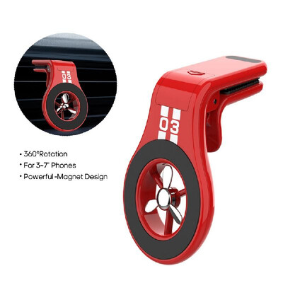 

Magnetics Mobile Phone Holder Car Bracket with Scent in Car Air Vent Clip Mount Stand for 3-7inch Phones
