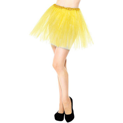 

Roseonmyhand Pretty Girl Elastic Stretchy Tulle Dress Adult Tutu 3 Layer Skirt