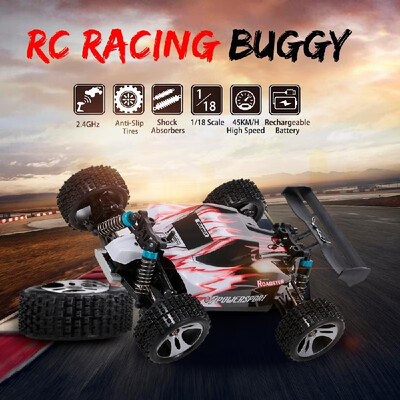

Wltoys A959 118 RC Car 24Ghz Off Road RC Trucks 4WD 45KMH High Speed Vehicle Racing Buggy Car RTR