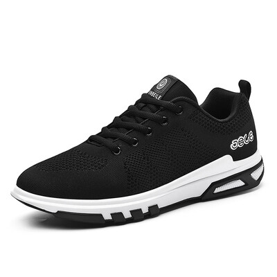 

Casual mens shoes flying sneakers mens trend running shoes non-slip thick bottom high casual shoes