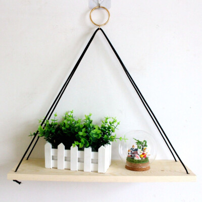 

Gobestart Wall Shelf Wooden Floating Shelving Home Decorative Storage Wall Mounted Rack