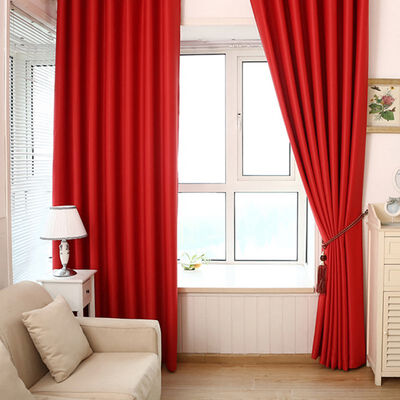 

Pure Color Full Curtain Shade Blackout Thermal Insulated Curtain