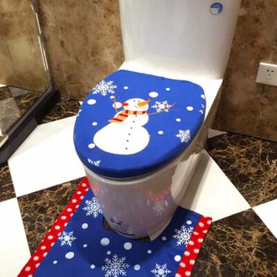 

Tailored Christmas Decoration Christmas Snowman Lid Single Toilet Cover