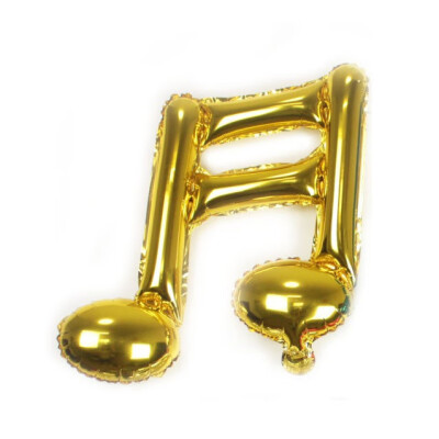 

FUNNYBUNNY Music notes Aluminum Foil Balloons for New Year Party Event Ceremony Anniversary Birthday Decoration