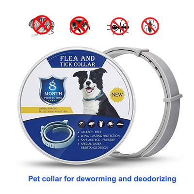 

Deworming Collar Anti-Insect Guard Flea&Tick Collar Pet Collars for Dogs Cats Pets Deworming Supplies