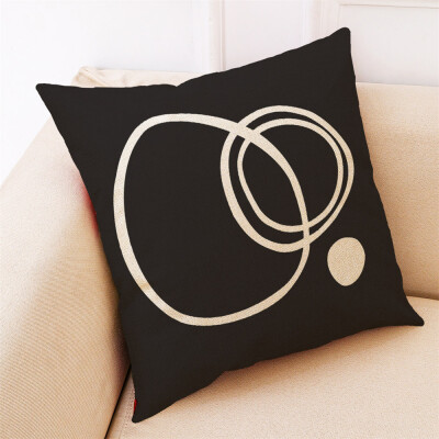 

〖Follure〗Home Decor Cushion Cover Black And White Style Throw Pillowcase Pillow Covers