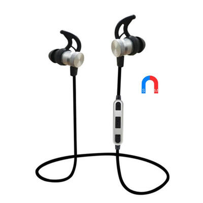 

Binai V1 Magnetic Adsorption Wireless Bluetooth Earbuds Mini Sport Bluetooth Headset Earphone With Mic For Mobile Phone