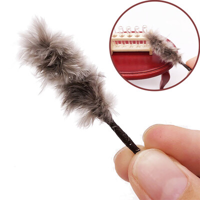 

Siaonvr Exquisite Cute Dollhouse Miniature 112 Feather Duster Cleaning Tool Broom