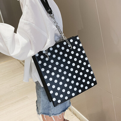 

Summer small bag female 2019 new fashion wave point bag female shoulder bag ins super fire Korean version of the chain Messenger bag