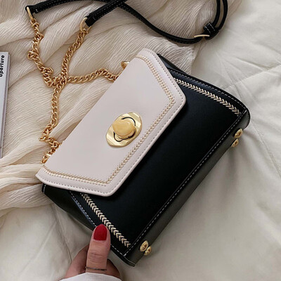 

North bag summer fresh women 2019 new simple girl chain shoulder bag texture fashion Messenger bag