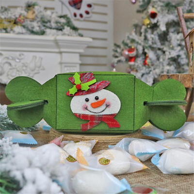 

Tailored Foldable Candy Gift Bag Non-woven Christmas Decoration Gift Bag