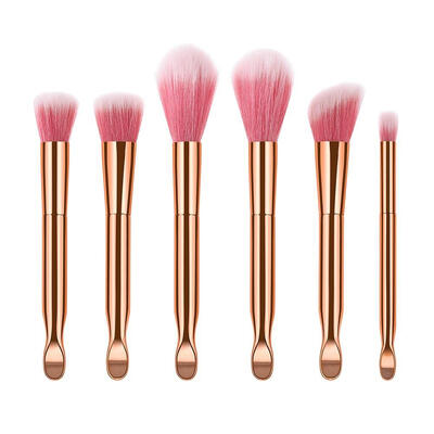 

6pcs Makeup Brush Set Foundation Powder Eyeshadow Oval Brushes Beauty Tool