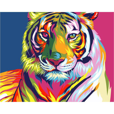 

5D DIY Full Drill Square Diamond Painting Tiger Cross Stitch Embroidery Kit