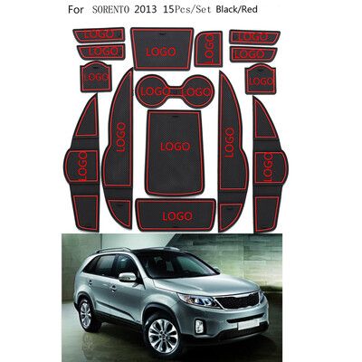 

15pcsset Gate Slot Pad Automotive Interior Non-Slip Mats Replacement For Kia Sorento 2013
