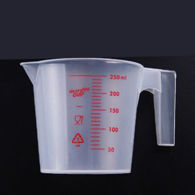 

1pc 250ml Plastic Measuring Jug Cup With Handle Cooking Bakery Measure Kitchen