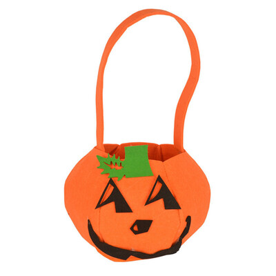

Siaonvr Halloween Pumpkin Candy Bag Kids Witch Trick Treat Handbag Children Storage Bag
