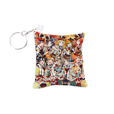 

Fat Bear Anime Mini Pillow Keychain Keyring Bag Phone Hanging Decor