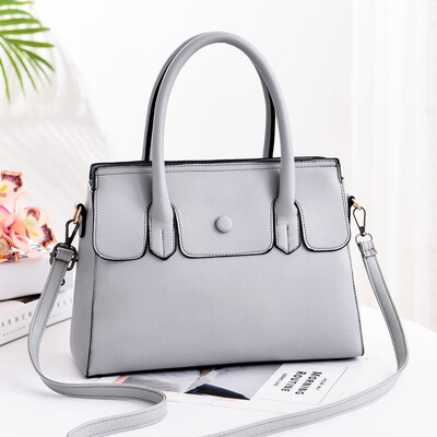

2019 new handbag casual fashion handbags Europe&the United States big bag PU leather casual shoulder bag cross-border