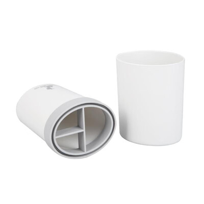 

Portable Plastic Toothbrush Holder Travel Bath Toothpaste Storage Water Cup