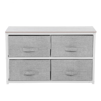 

Greensen 4 Drawers Detachable Storage Fabric Drawer Iron Frame Bedroom Closet Room Organizer Shelf
