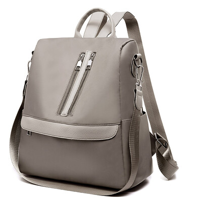 

Tailored Fashion Ladies Oxford Cloth Wild Large Capacity Backpack Student Bag Travel Bag