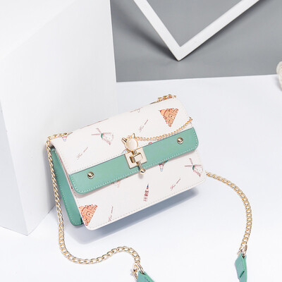 

Summer ins single-shouldered girls tide Korean version of Joker student chain Messenger bag fashion