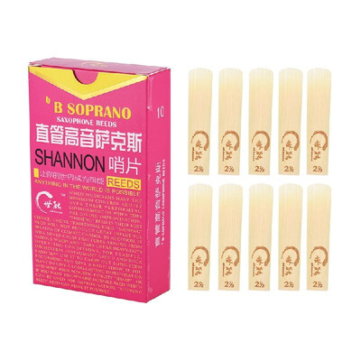

Elementary Bb Soprano Saxophone Sax Reeds Strength 30 for Beginners 10pcs Box