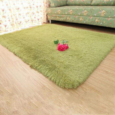 

New Fluffy Rugs Anti-Skid Shaggy Area Rug Dining Room Carpet Floor Mat Bedroom