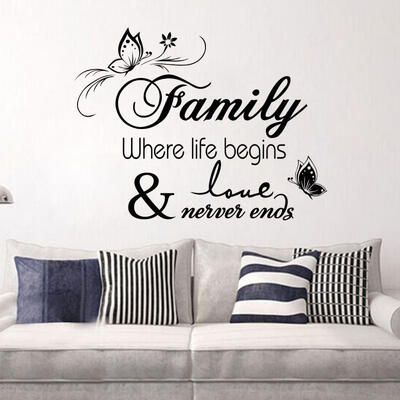 

Family&Love Stickers Wall Quote Removable Art Vinyl Decor Home Decals Mural USLX