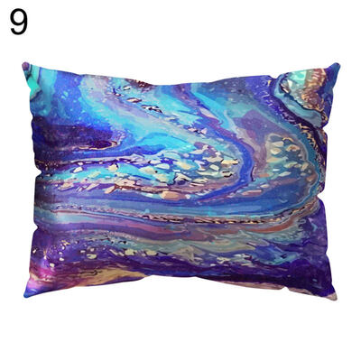 

Multicolor Stone Print Pillow Case Cushion Cover Sofa Bed Car Cafe Office Decor