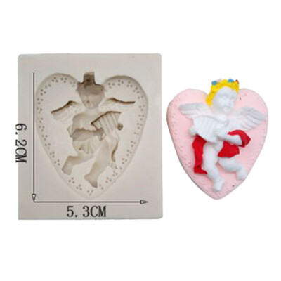 

3D Angel Cross Silicone Fondant Cake Sugar craft Chocolate Decor Mould Icing Mold