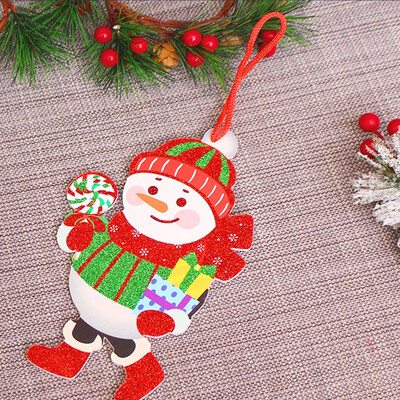

〖Follure〗Christmas Tree Decoration Shiny Merry Letter Card for Xmas Hanging Ornament
