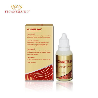 

YIGANERJING 20ml Daily Hair Growth Essence Restoration Grow Essence Liquid Anti-Hair Loss Liquid Dense Hair Fast Grow