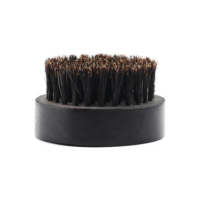 

Round Beech Wood Men Beard Mustache Brush Boar Bristles Natural Hair Tool