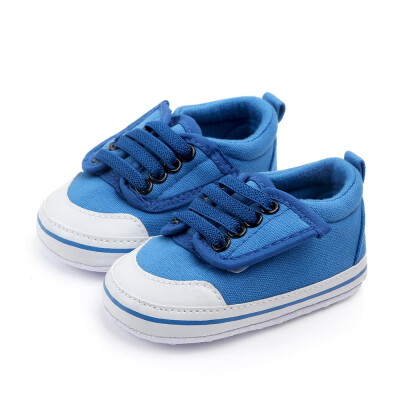 

2019 Newborn Baby Girls Boys Shoes Soft Sole Prewalker Boy Canvas shoe Infant Toddler Sneaker Shoes for 0-18M First Walker