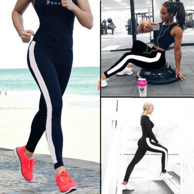 

Womens Running Yoga Fitness Leggings Gym Sports Pants Compression Trousers