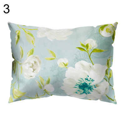 

Modern Flower Print Pillow Case Sofa Waist Throw Cushion Cover Home Decoration