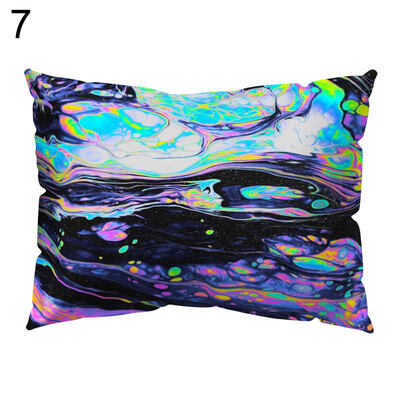 

Multicolor Stone Print Pillow Case Cushion Cover Sofa Bed Car Cafe Office Decor