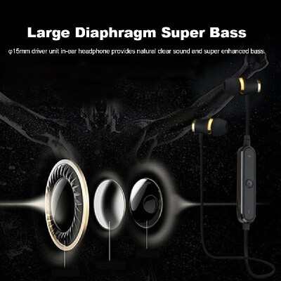 

Bluetooth 41 Headphones Outdoor Sport Headsets In Ear Stereo Music Earphone Built-in Microphone Line Control