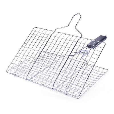 

Grilling Basket Non-Stick Barbecue Basket Removable Heavy Duty BBQ Tools Grill Basket for Meats Fish Vegetables Steak