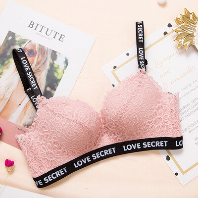 

〖Follure〗Sexy Letter Lace Bras For Women Push Up Bra Lingerie Bralette Thicken Underwear