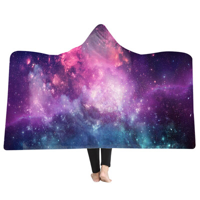 

Toponeto Cartoon 3D Plush Hooded Warm Blanket Dressing Blankets Hooded Blanket