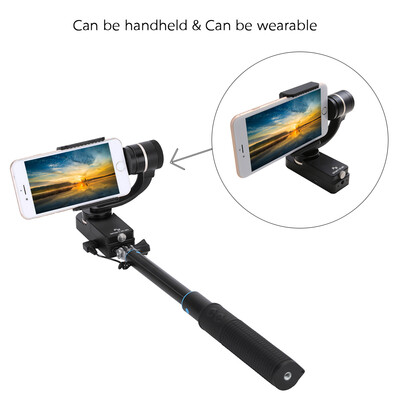 

New Arrival Feiyu SmartStab 2-Axis Steady Handheld Gimbal Selfie Gimbal Can be Wearable for Smartphones Such as for iPhone Samsung
