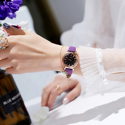 

99 yuan ins wind network red trembles with the Korean version of the fashion trend simple star womens watch student quartz watch