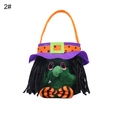 

Halloween Trick or Treat Pumpkin Witch Vampire Handheld Candy Bag Handbag Pouch