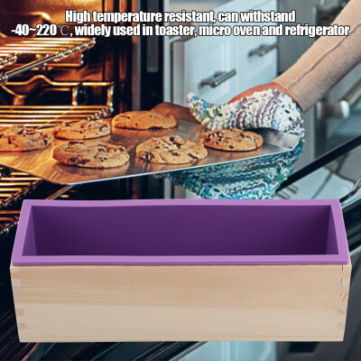 

Greensen 1200ML Rectangle Silicone Soap Mold DIY Tool for Baking Cake Ice Chocolate Cake Mold DIY Tool for Baking Cake